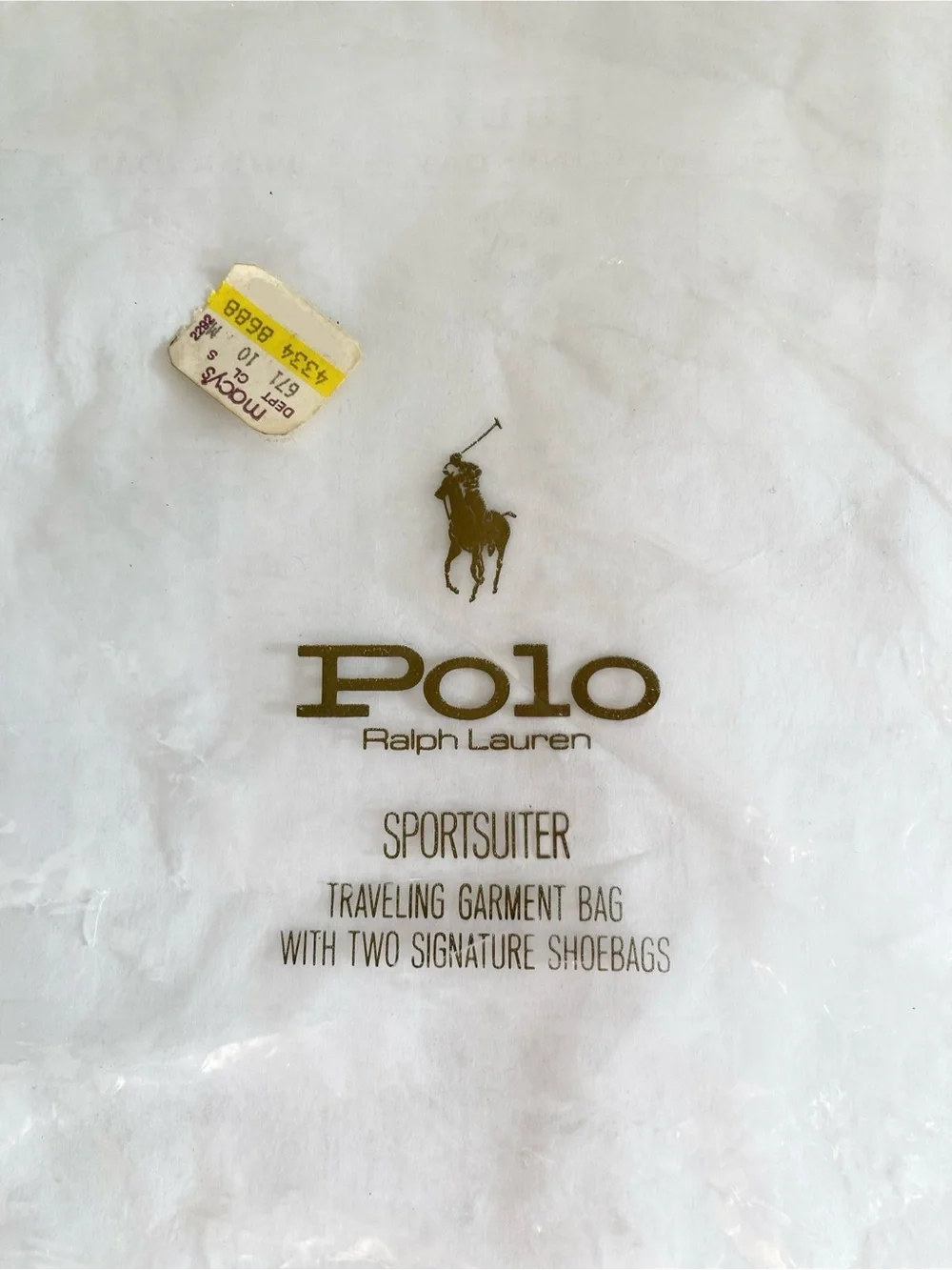 Polo Ralph Lauren Green Canvas Garment Bag
